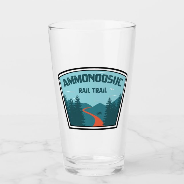 Ammonoosuc Rail Trail New Hampshire Glaskopp (Framsida)