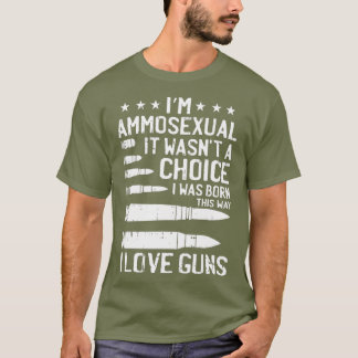 Ammosexuella punkter Kärlek Pro Gun Älskare Coola T Shirt