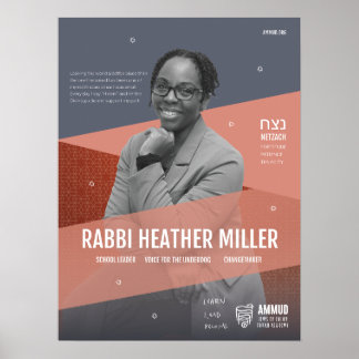 Ammud ambassadör Rabbi Heather Miller Poster