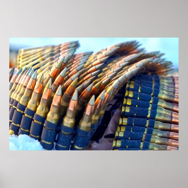 AMMUNITION BÄLTE POSTER (Framsidan)