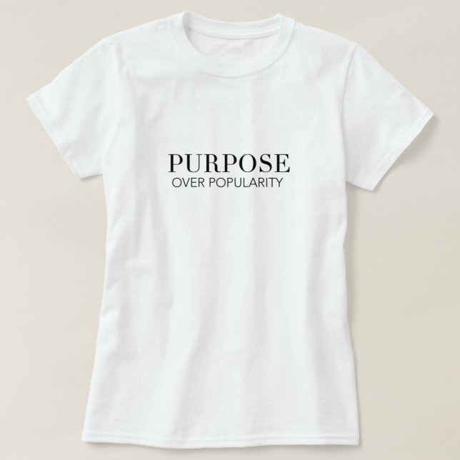 Ämna över popularitettshirten tee shirt (Design framsida)
