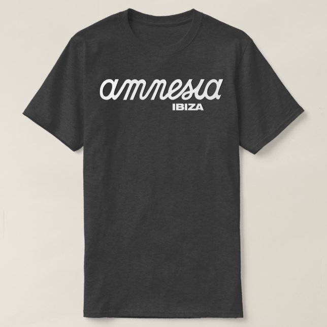 Amnesia Ibiza nattklubb Balearerna T Shirt (Design framsida)