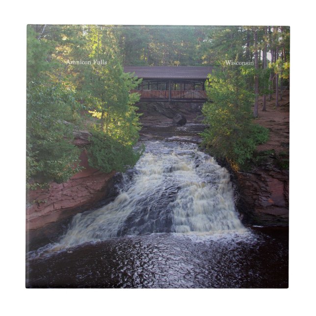 Amnicon Falls-plattan Kakelplatta (Framsidan)