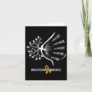 Amning Awareness Family Usa Breast Mjölk Lac Kort