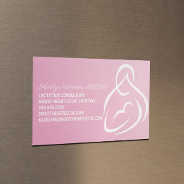 Amning Rådgivande Rosa Ammande klass Magnetiska Visitkort