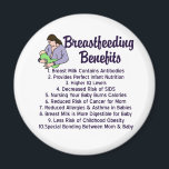 Amningsfördelar Magnet<br><div class="desc">Med den här produkten behöver du aldrig försvara ditt beslut att amma igen. Breast mjölk är bäst,  så sjuksköterska baby och utbilda andra om fördelarna.</div>