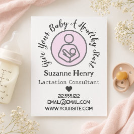 Amningskonsult Ammande Leche Baby Reklamblad