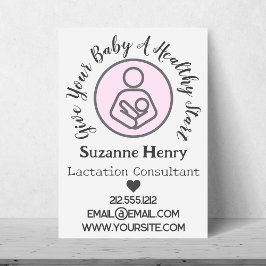 Amningskonsult Ammande Leche Baby Reklamblad