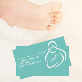 Amningskonsult Amning Teal Doula Visitkort
