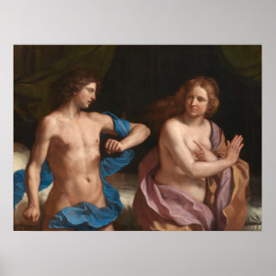 Amnon och Tamar - Guercino Fine Art Poster