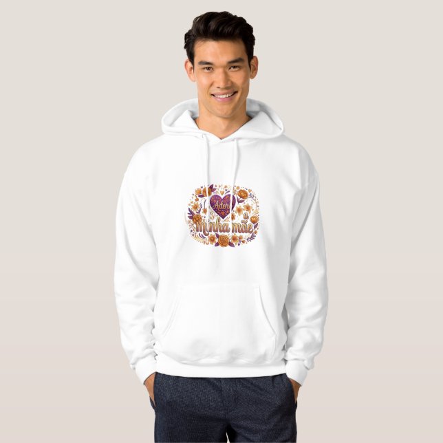 Amo a minha mãe, hoodie (Hel framsida)