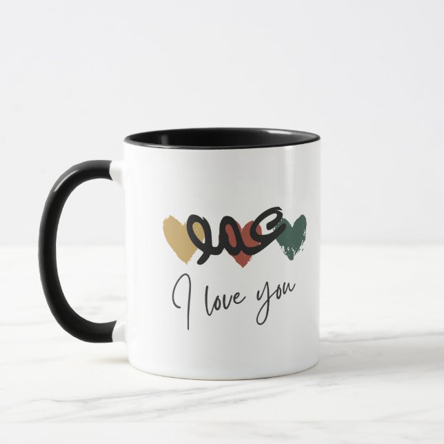 "Amo I Kärlek You", arabiska morbror Coffee Mugg (Vänster)