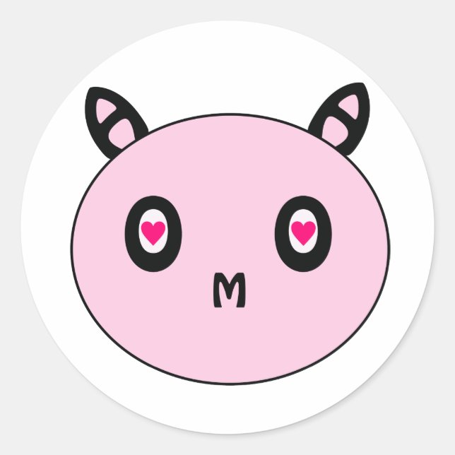 AMO Sticker Runt Klistermärke (Framsida)