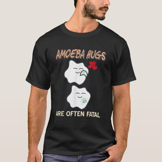 Amoeba Hugs är ofta dödligt, roligt immunsystem r  T Shirt (Framsida)