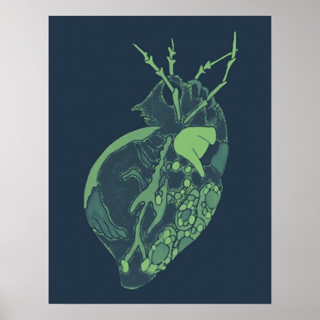 Amoeba Minx: Mildew Hue Poster (Framsidan)