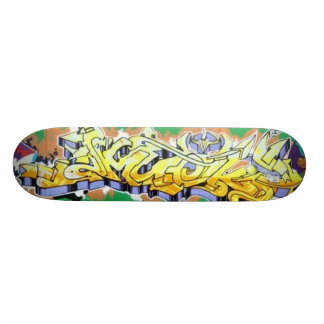 Amok abstrakt grafittiväggSkateboards Skateboard Bräda 21,5 Cm