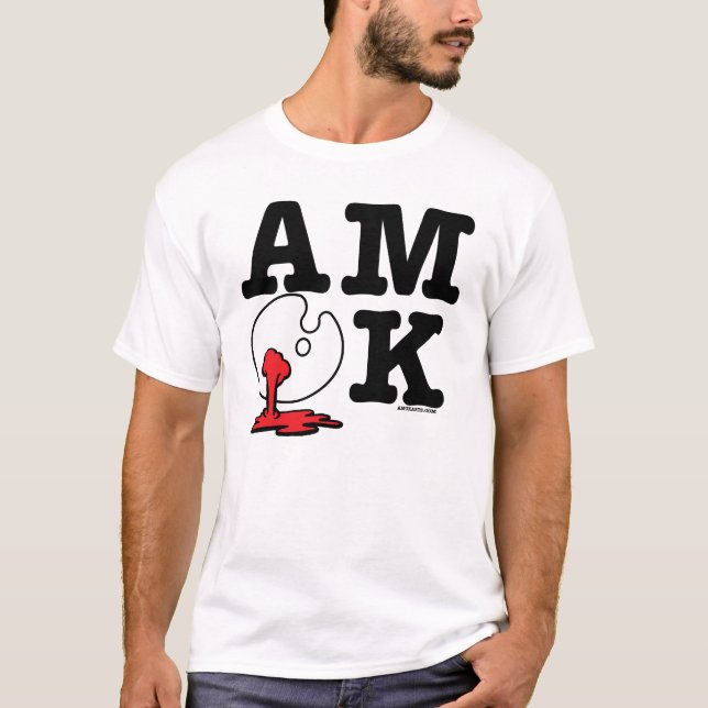 amok skjorta 2 t shirt (Framsida)