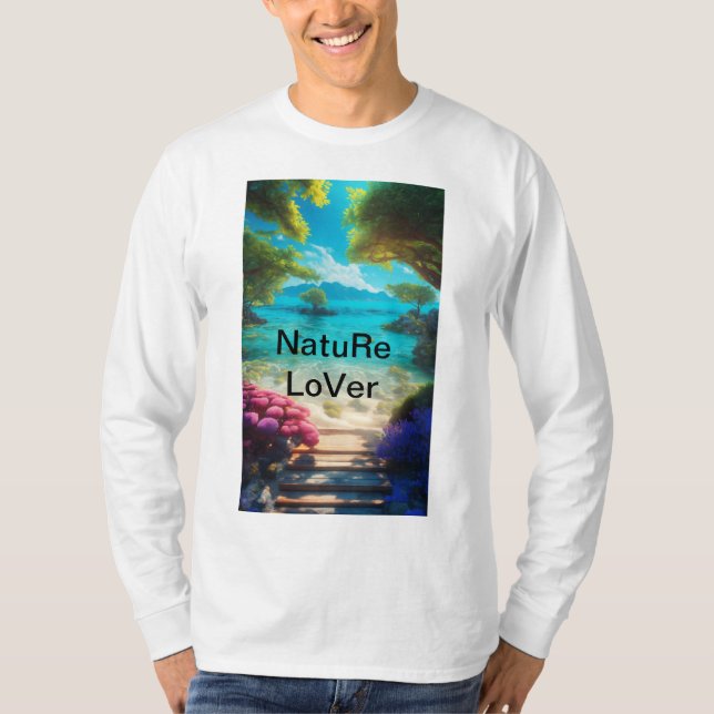 "AMOLED Vibes utskrivet T-Shirt - brant djup och (Framsida)