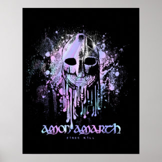Amon Amarth Graphic Music Gift för Fläkt Poster
