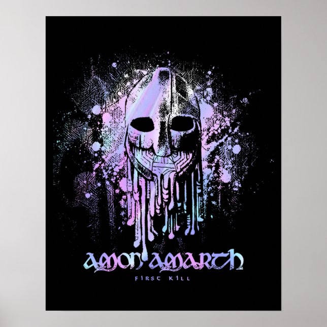 Amon Amarth Graphic Music Gift för Fläkt Poster (Framsidan)