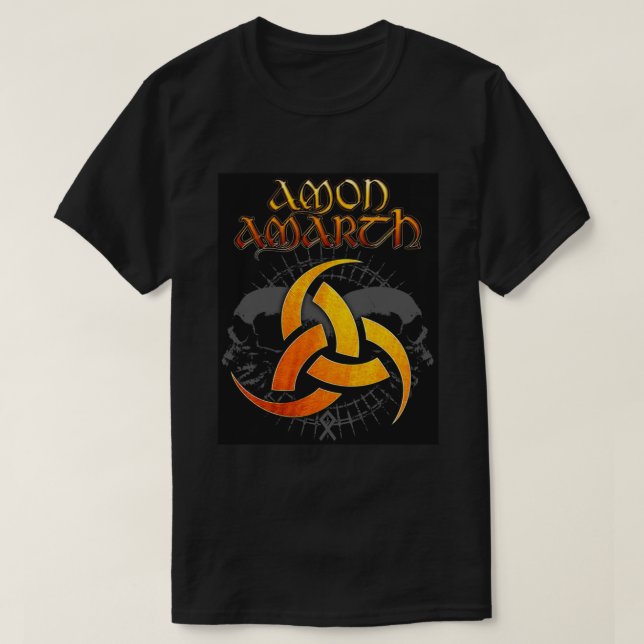 Amon Amarth Logotyp T Shirt (Design framsida)
