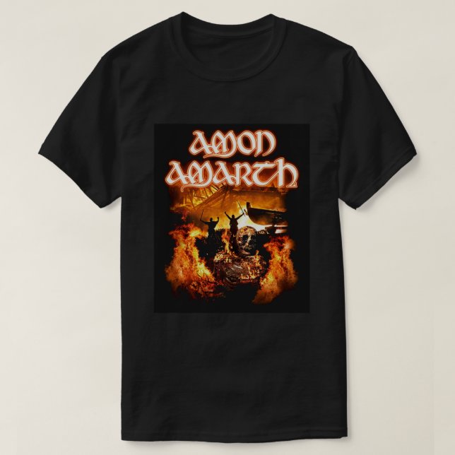 Amon Amarth Logotyp T Shirt (Design framsida)