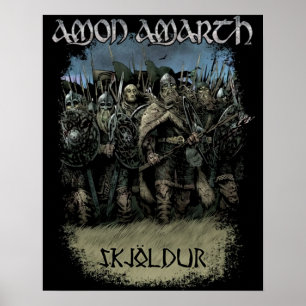 Amon Amarth Vintage Fläkt Gift Poster