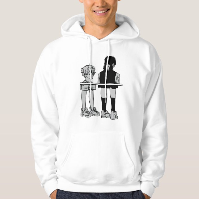 Among Us Denji & Asa  Hoodie (Framsida)