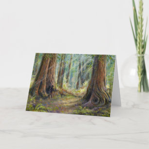 "Amongst redwoodträden", Kort