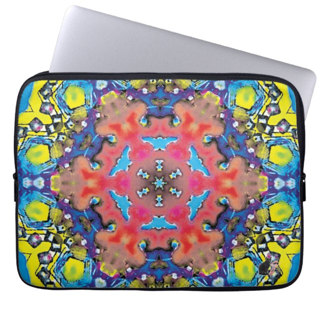Amonium Kaleidoscope Laptop sleeve (Framsidan)