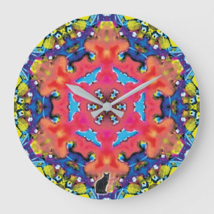 Amonium Kaleidoscope Stor Klocka
