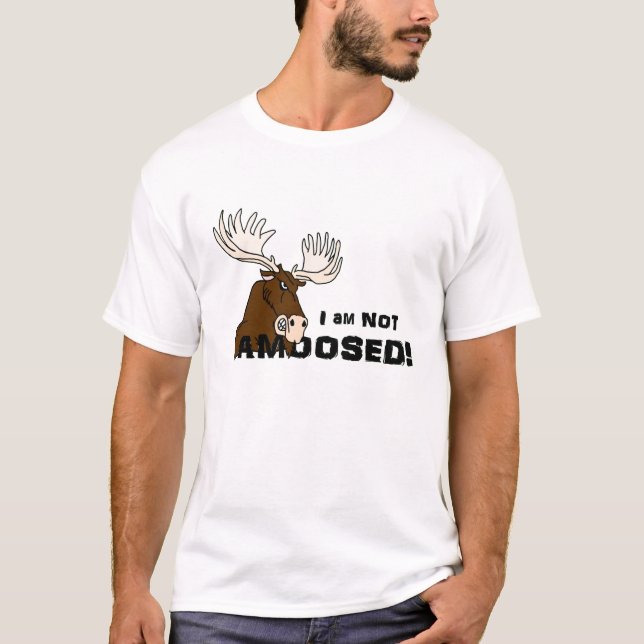 Amoosed för arg inte älg tröja (Framsida)