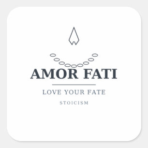 Amor Fati Älska Din Öde — Stoisk Klistermärke