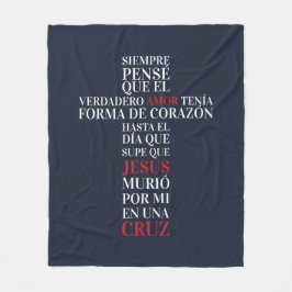 Amor verdadero fleecefilt