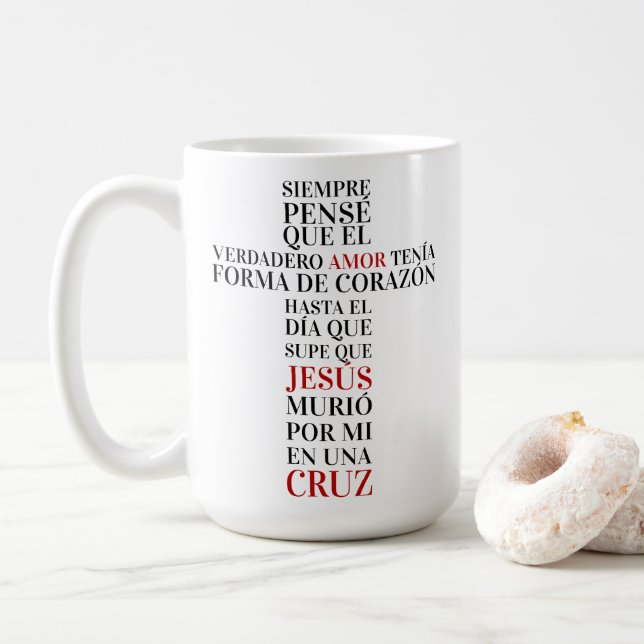 Amor verdadero kaffemugg (Med munk)