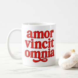 Amor vincit omnia kaffemugg