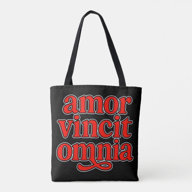 Amor vincit omnia tygkasse (Baksida)