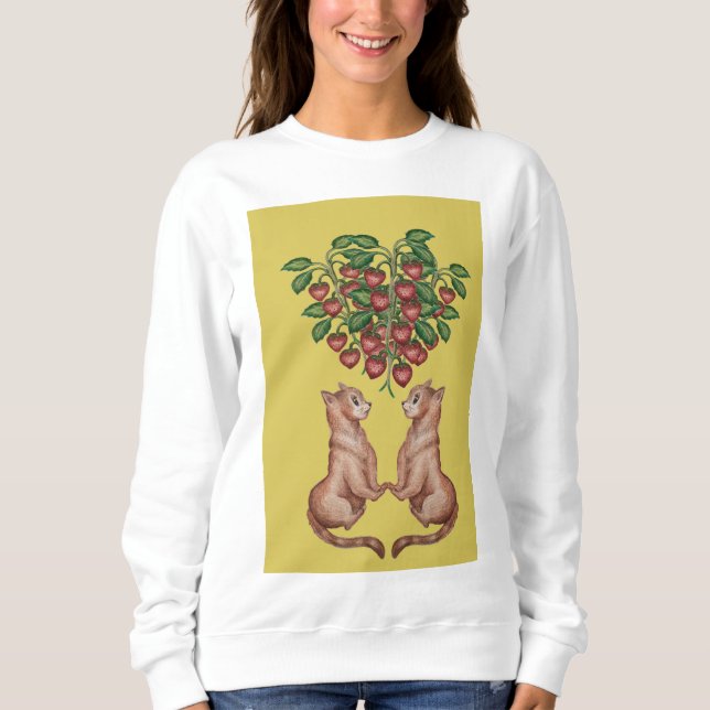 Amor y frutillas t shirt (Framsida)
