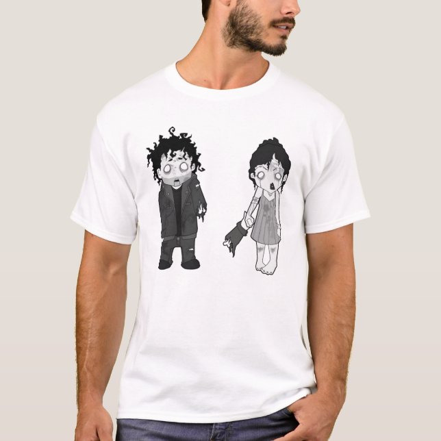 Amor zumbi - Love zombie T-shirt (Framsida)