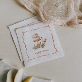 Amore & Aranci | Söta Citrus Bröllop Napkins Pappersservett