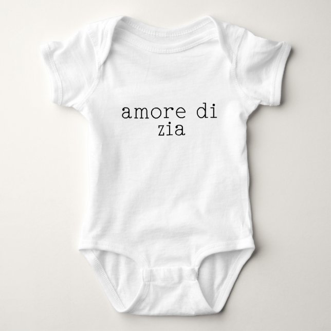 amore di zia bodysuit tee shirt (Framsida)