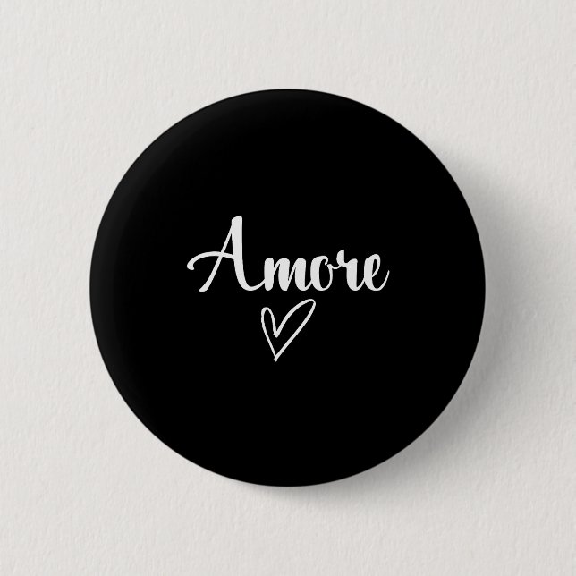 Amore - Italian Love Valentine's Day  Knapp (Framsida)
