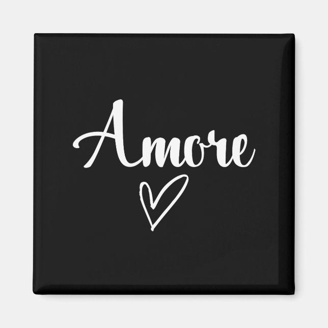 Amore - Italian Love Valentine's Day  Magnet (Framsidan)