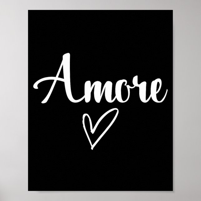 Amore - Italian Love Valentine's Day  Poster (Framsidan)
