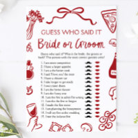 Amore italiensk brud eller brudgum present shower 