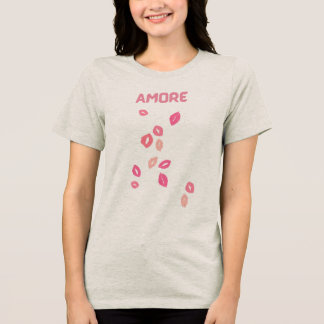 Amore Kyss Print T Shirt