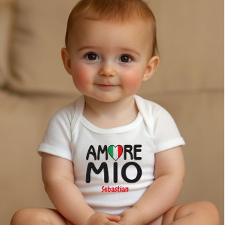 AMORE MIO.ai Baby Bodykostym T Shirt
