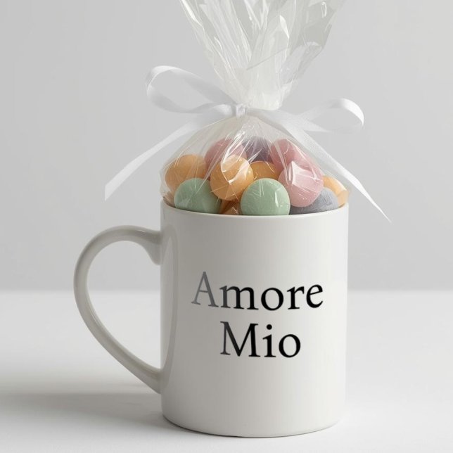 Amore Mio Chic Baby Shower Keepsake Kaffemugg (Amore Mio - Baby Shower Keepsake Favor Mug)