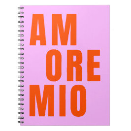 Amore Mio Lekfull Text Anteckningsbok