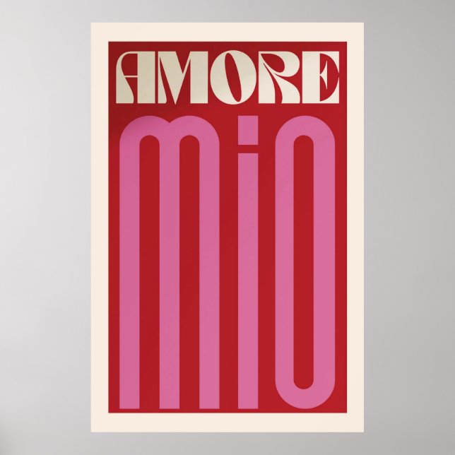 Amore Mio Poster (Framsidan)